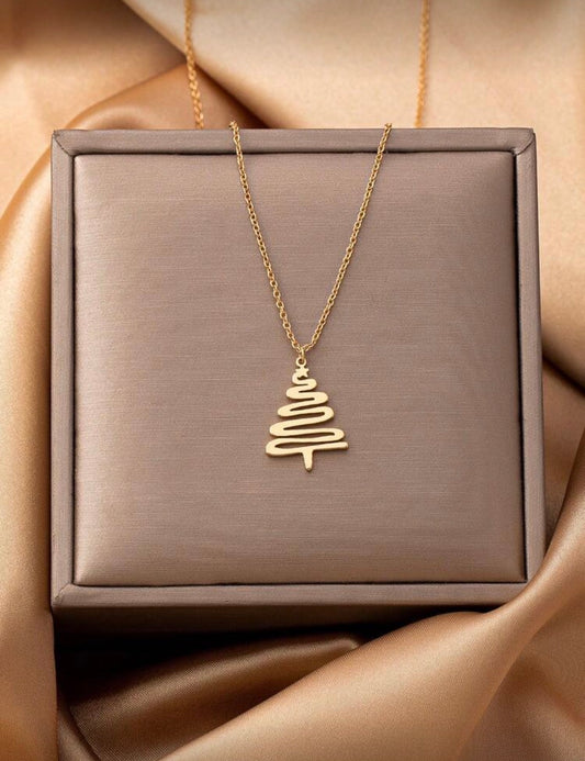 Minimalist Holiday Pendant Necklace