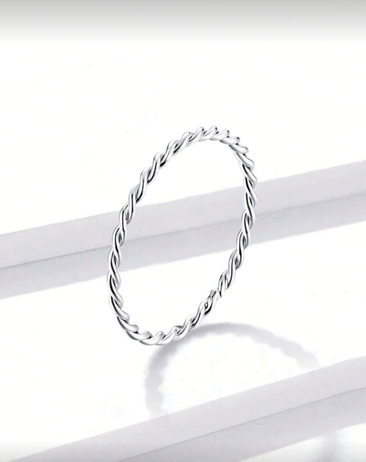 Simple Stacking Sterling Silver