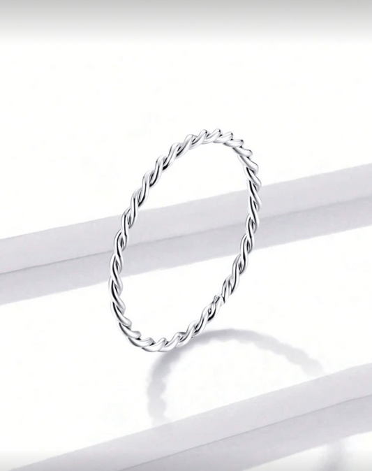 Simple Stacking Sterling Silver