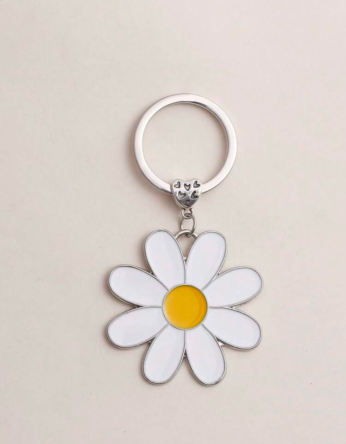 Large Daisy Keychain