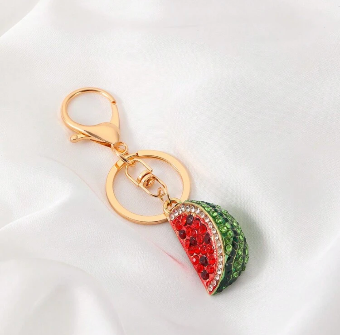 Sparkly Watermelon Keychain