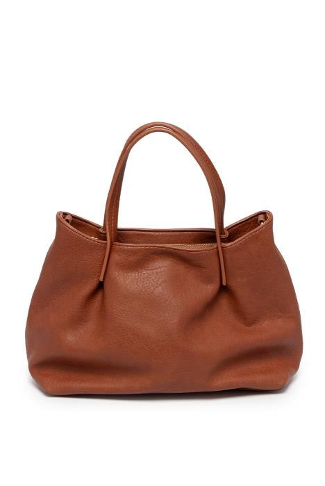 Niki Pleated Satchel- Crossbody