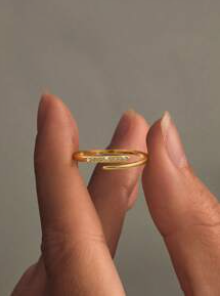 Minimalist Adjustable Sterling Silver Ring
