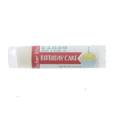 Pucker Stick Birthday Cake | Lip Balm | Party Favor