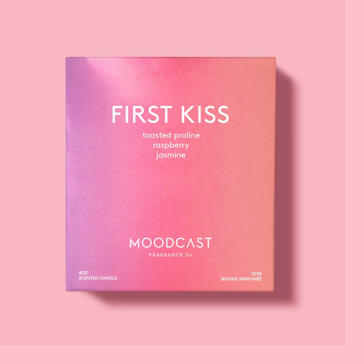 Coconut Wax Candle - Vibes - First Kiss - 8 oz Glass Jar