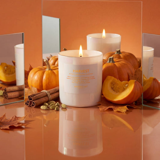 Seasonal Candle - Pearlescent - Harvest - 8 oz Glass Jar
