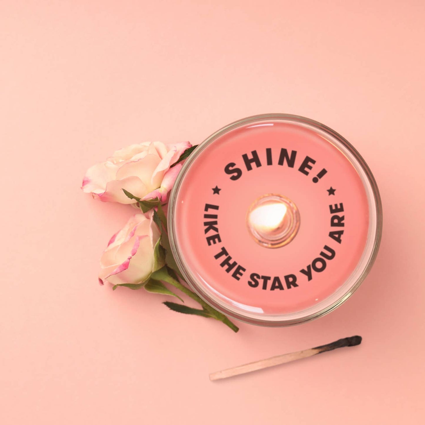 Secret Message Candle - Shine Like the Star You Are