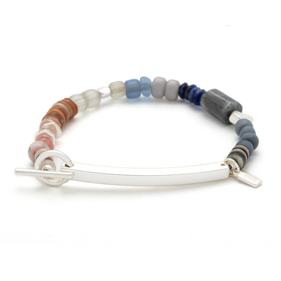 Hidden Message Bracelet - Amazing/Labradorite/Silver