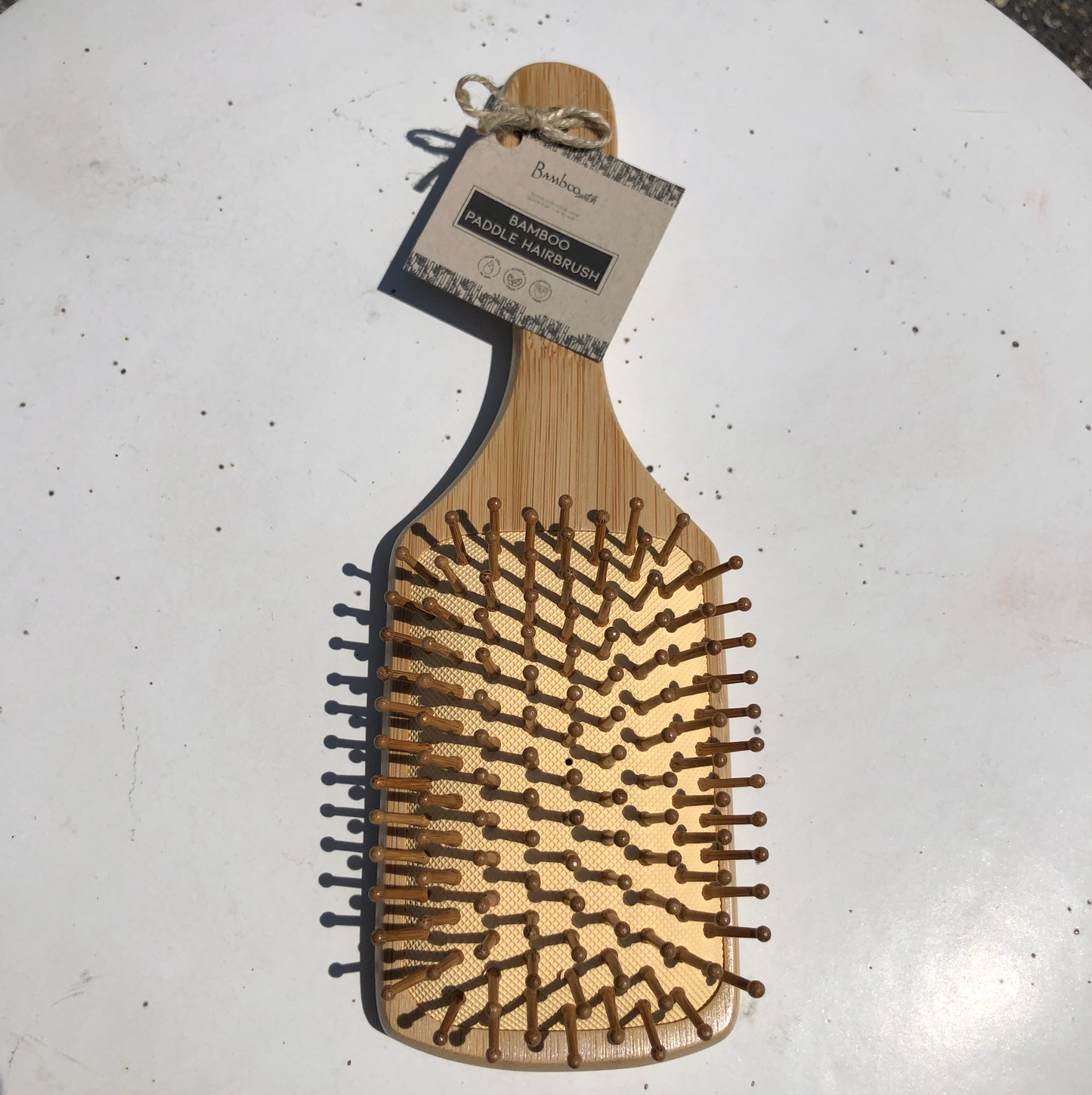 Bamboo Paddle Hairbrush - Square | Market Bestseller