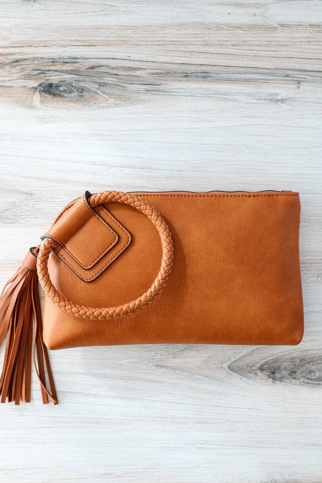 Vegan Leather Wristlet/Clutch