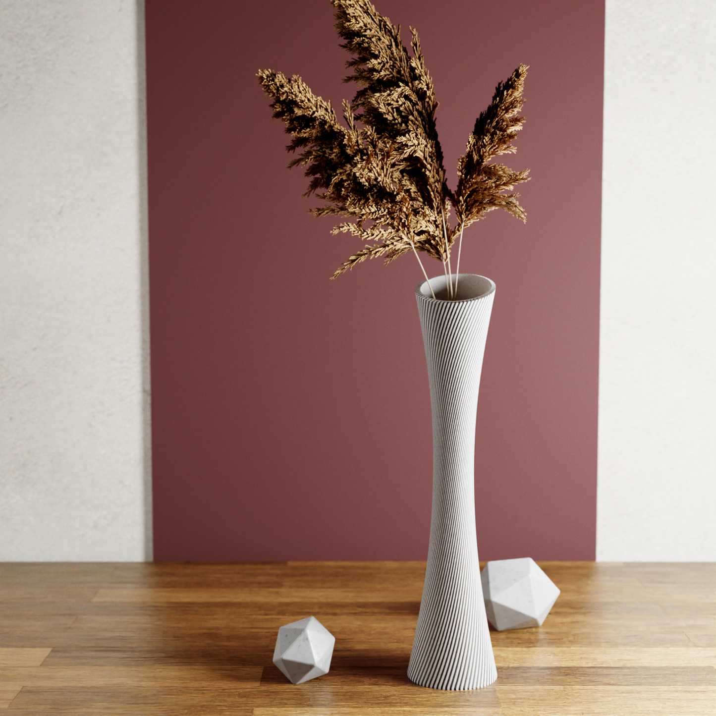 Spiral Rose Vase