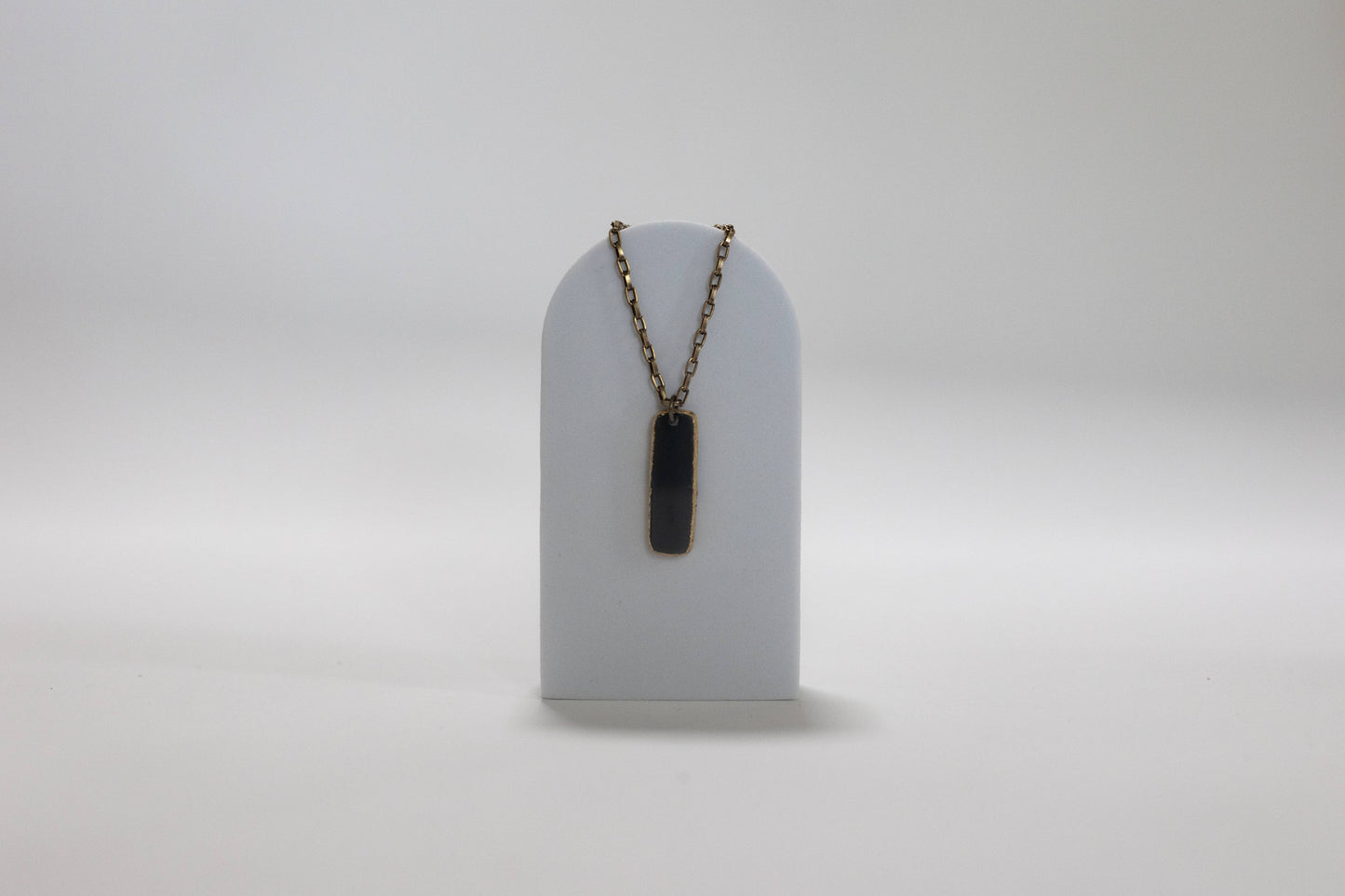 See Me Through Necklace NEW Black