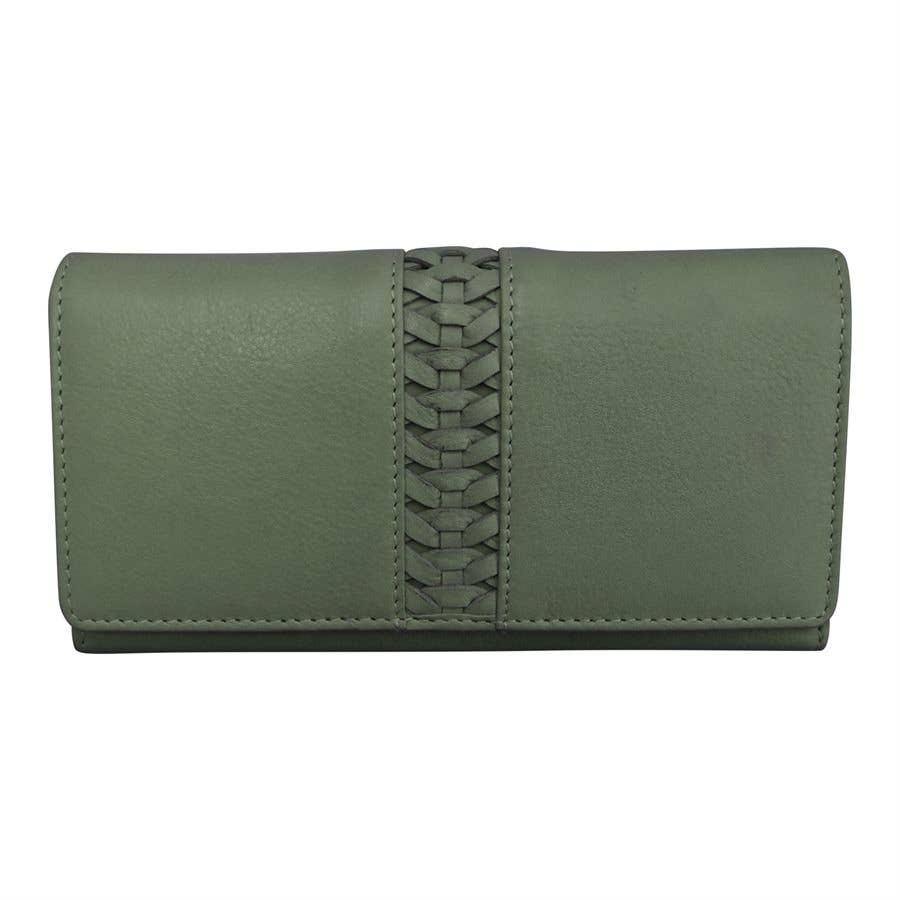 Long Flap Wallet Urbano Braided