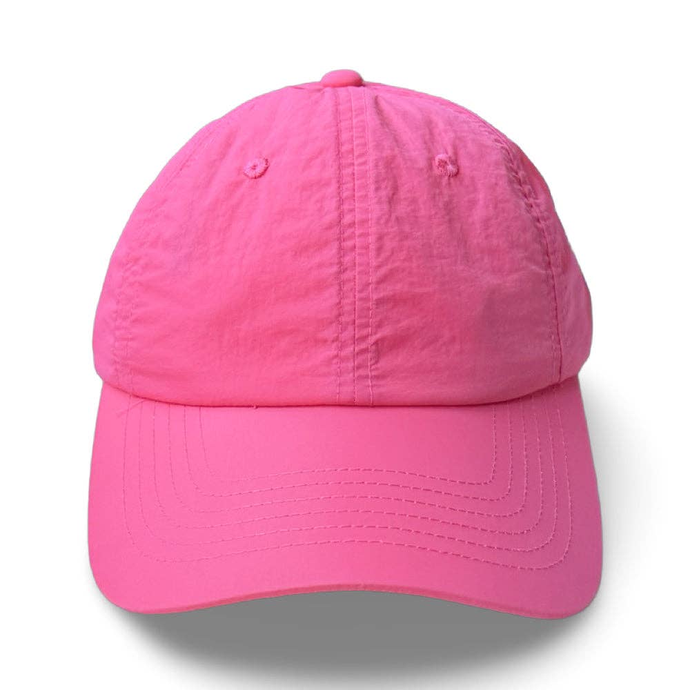 Adjustable Running Hat - Pink
