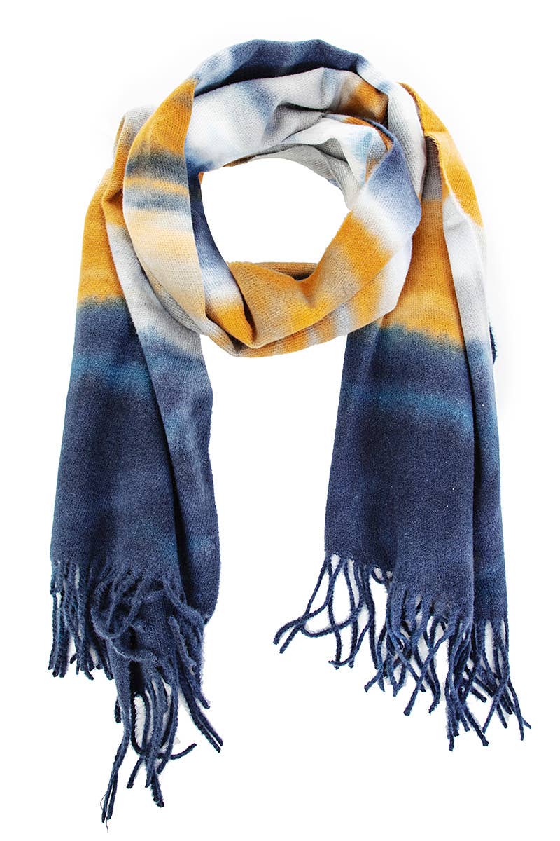 Tie Dye Fashion Oblong Scarf