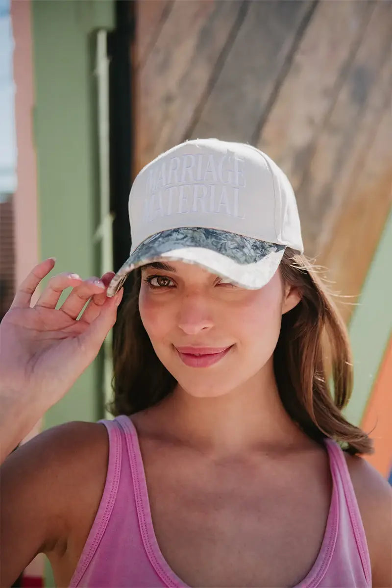 Marriage Material Two-Toned Trucker Hat
