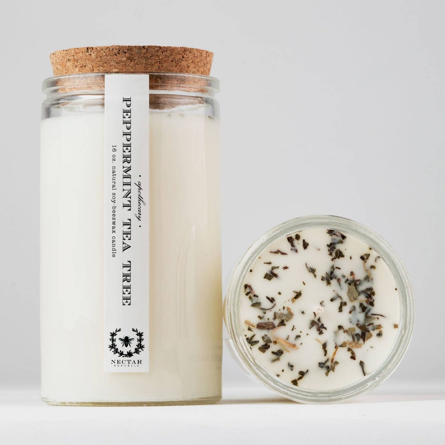 Peppermint Tea Tree : Apothecary Candle ( Detoxing )