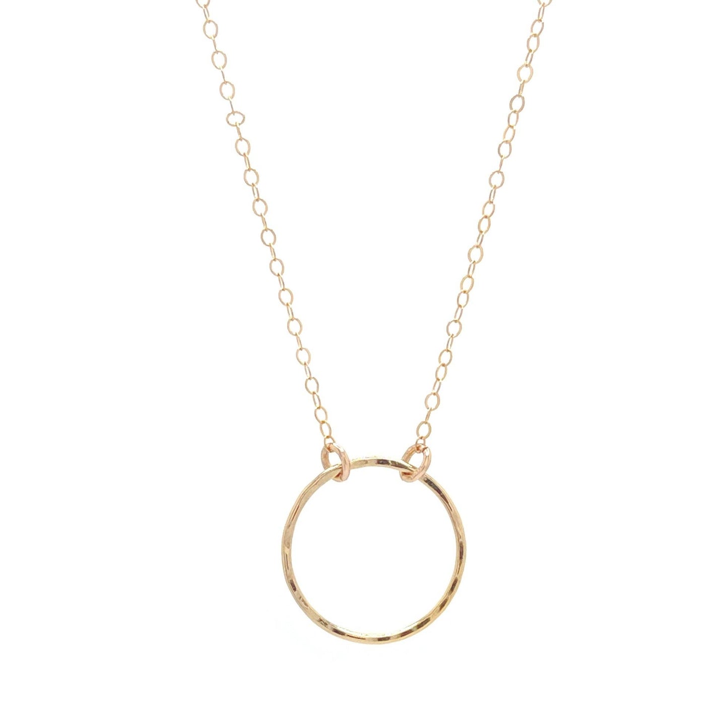 Open Ring Necklace - Minimalist, Layering, Waterproof