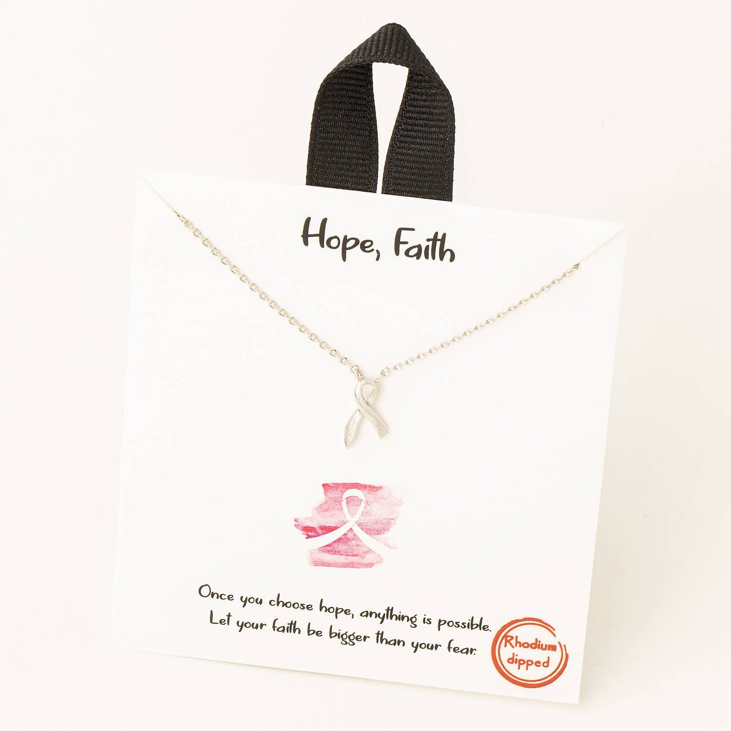 Hope And Faith Pendant Necklace