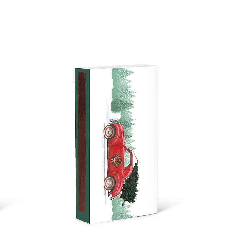 Car & Truck with Trees Matches-45stks-4"L