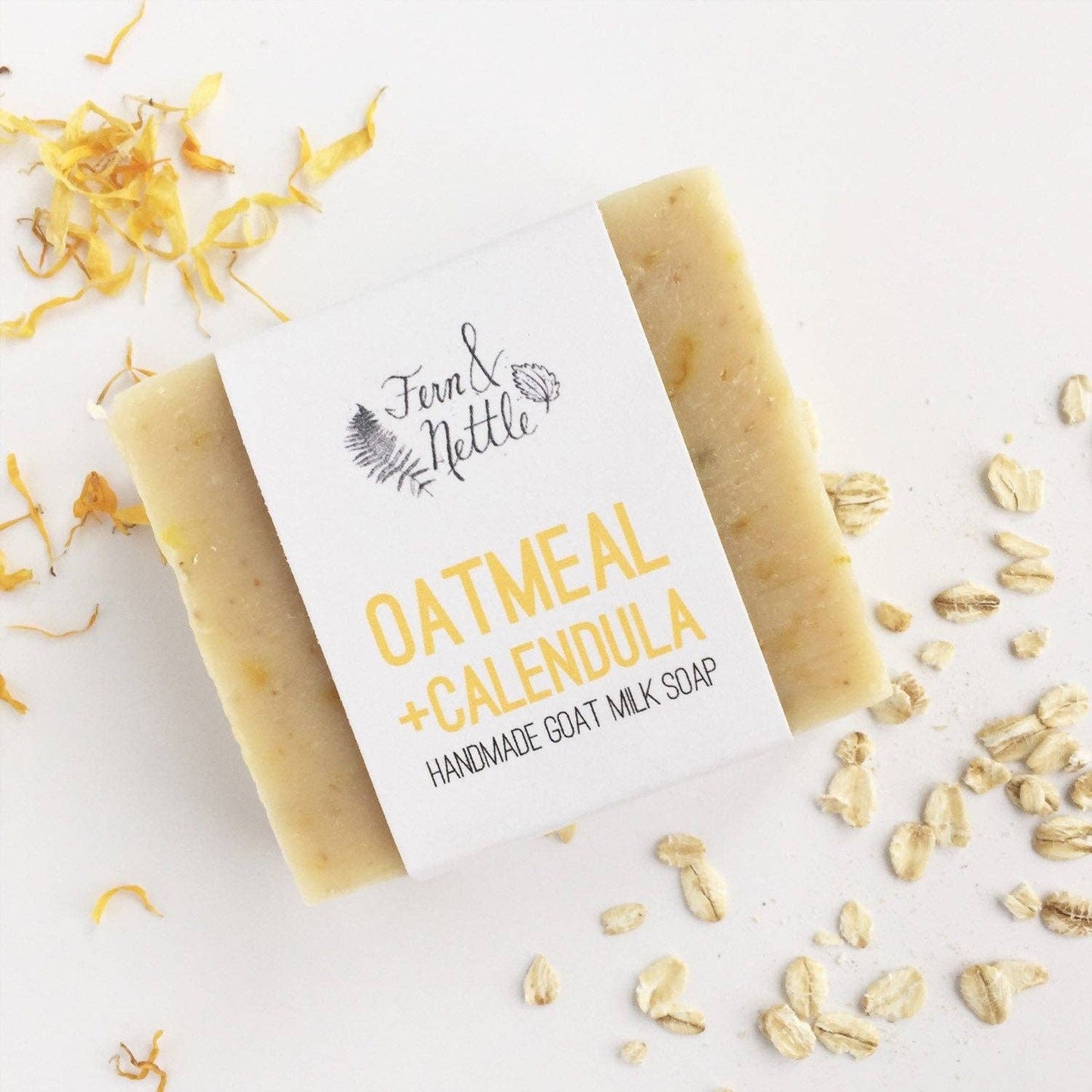 Oatmeal + Calendula Goat Milk Soap