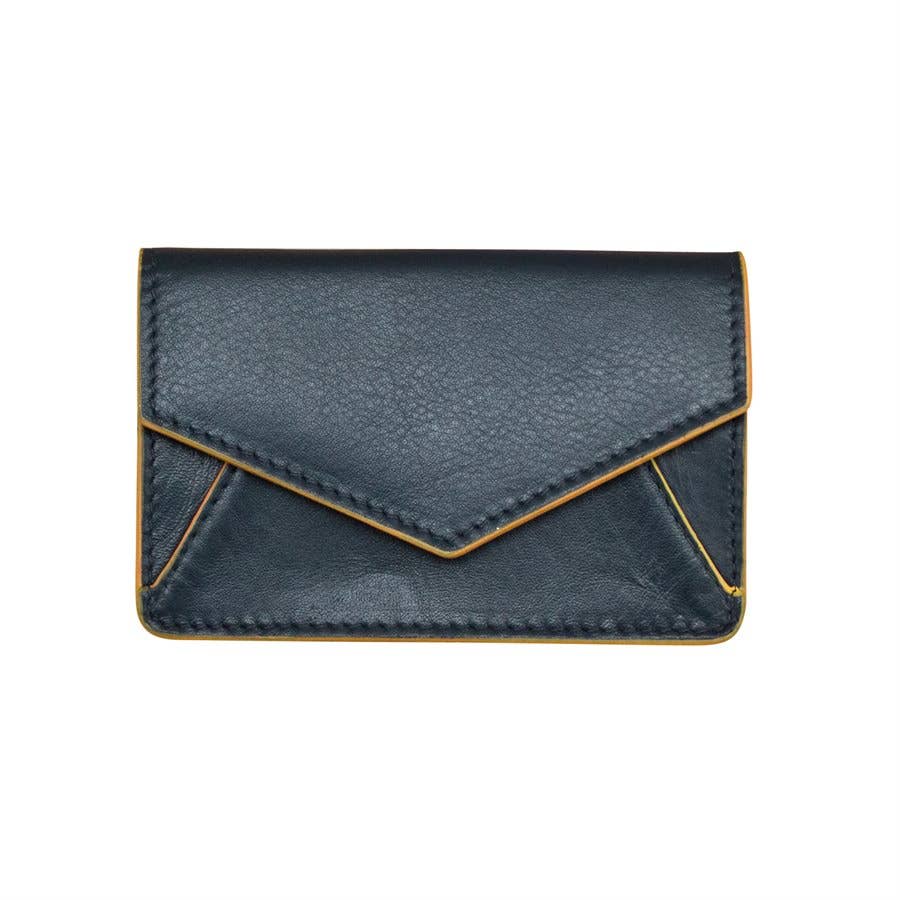 Leather Envelope Wallet / Business Card Holder