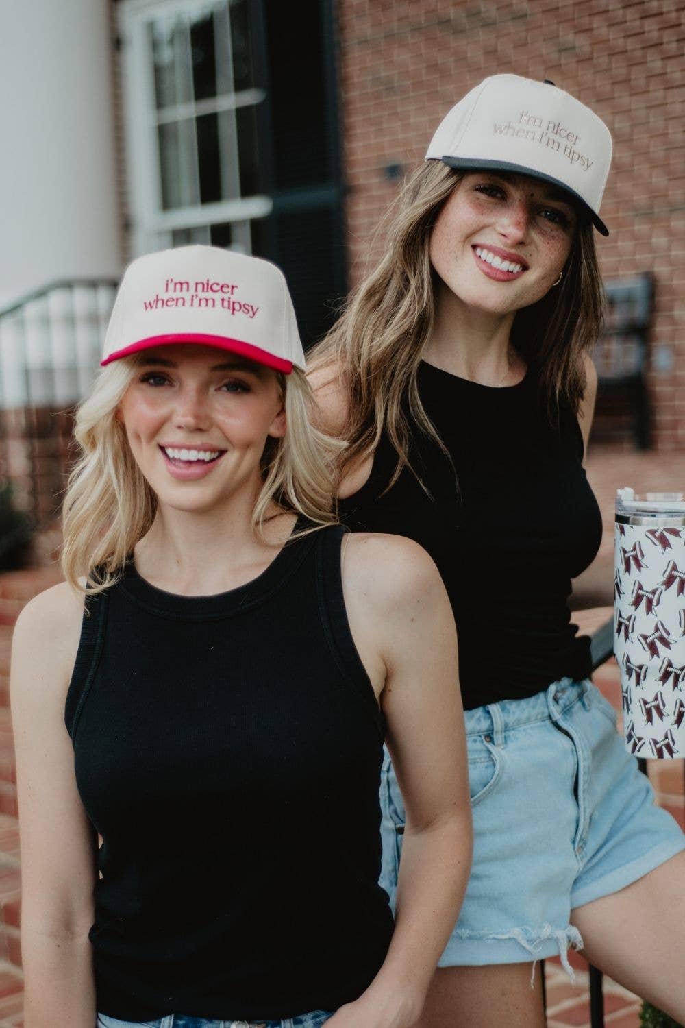 I'm Nicer When I'm Tipsy Trucker Hat Vintage
