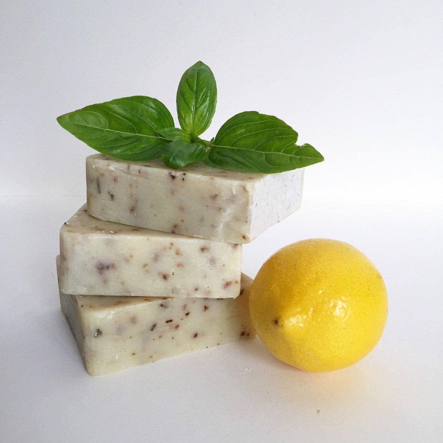 Lemon + Basil Soap