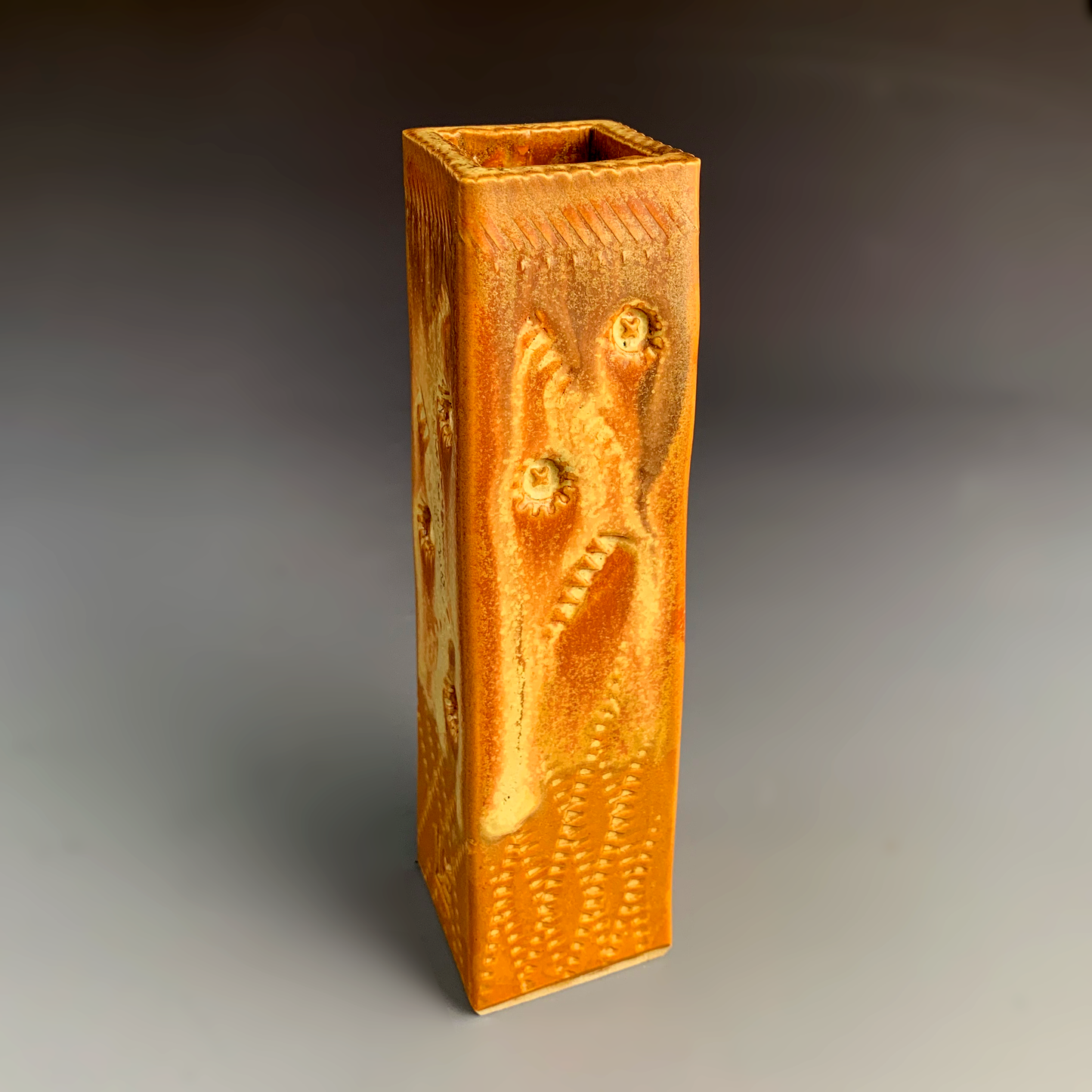 Tall Square Bud Vase