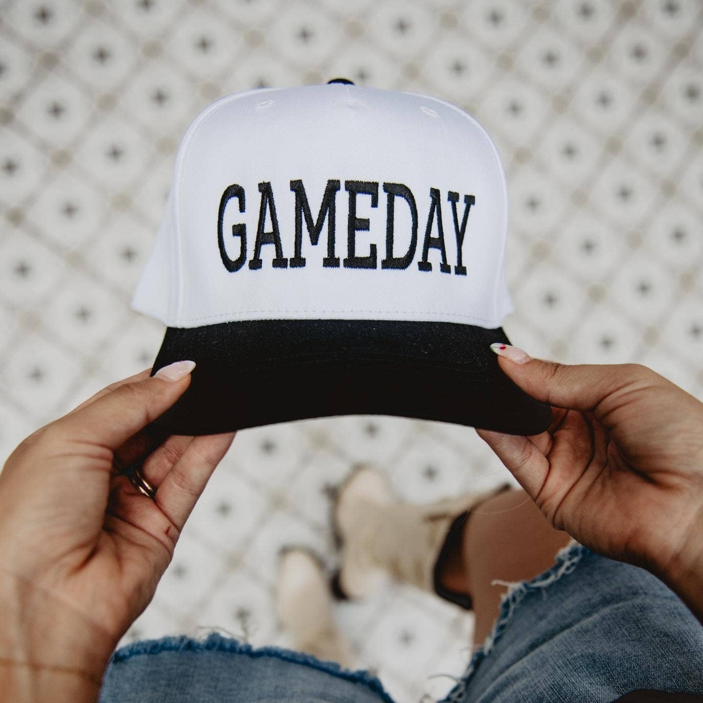 GAMEDAY Wholesale Two-Toned Vintage Hat