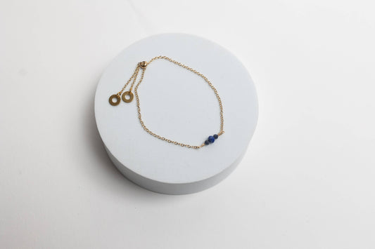 Clear Path Sapphire & Lapis Lazuli Bracelet