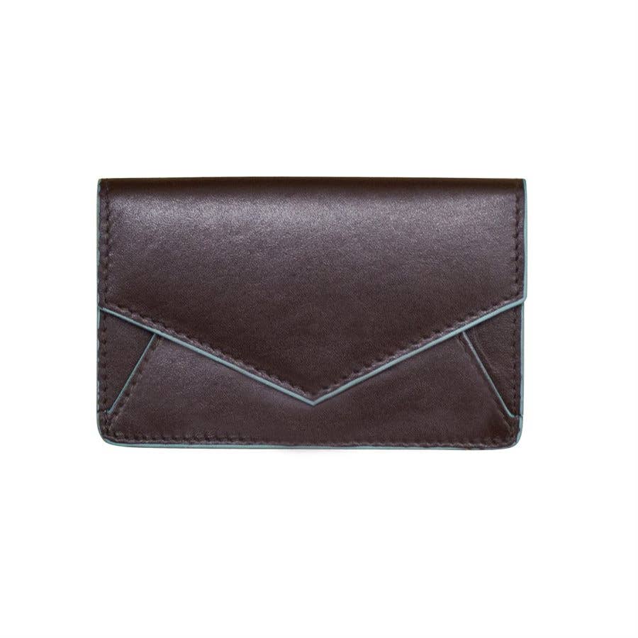 Leather Envelope Wallet / Business Card Holder