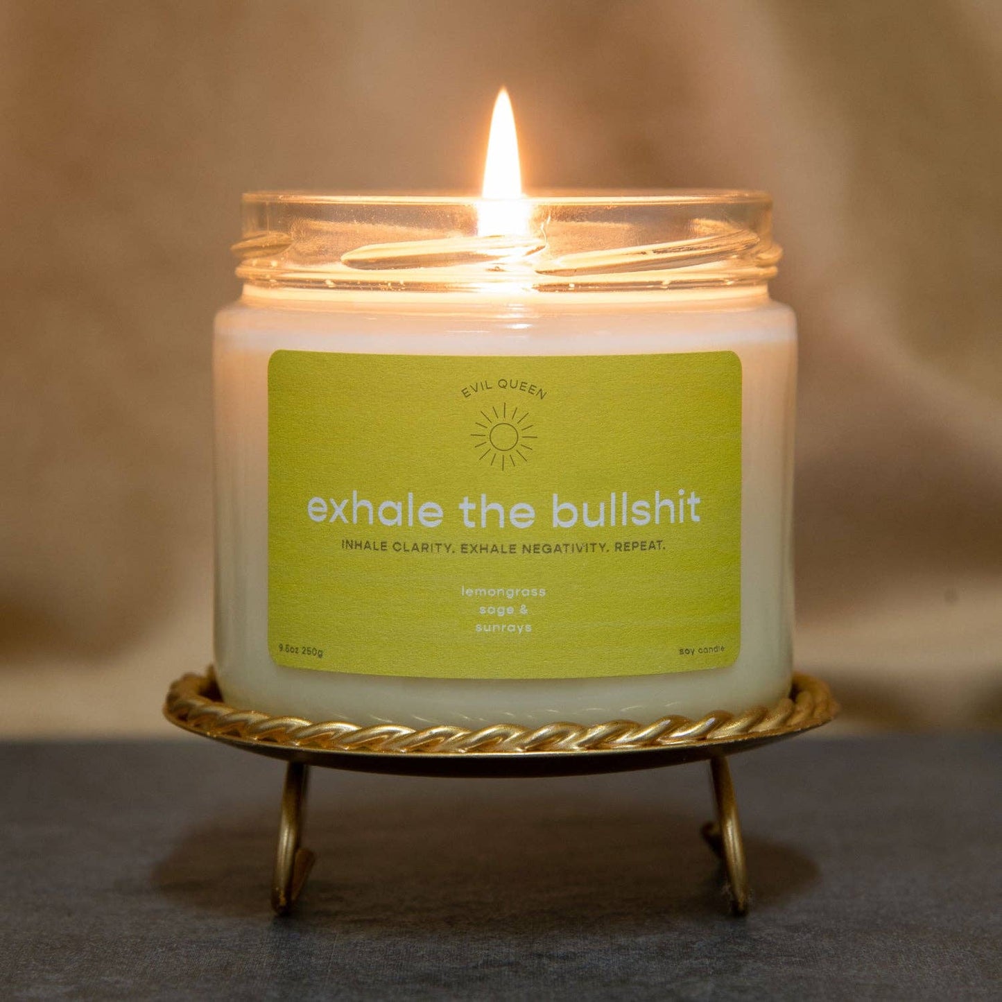 Exhale the Bullshit - 100% Soy Candle