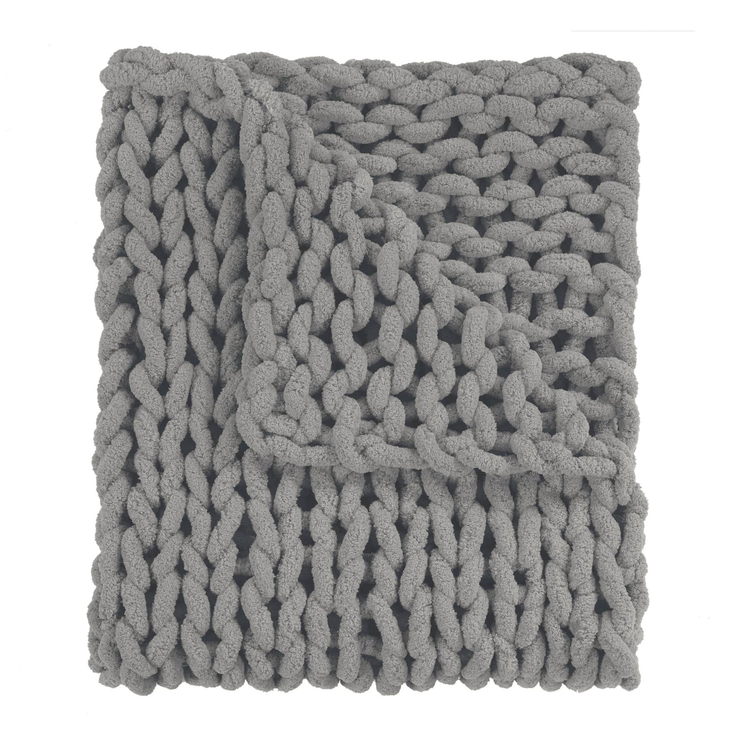 Chenille Chunky Knit Throws