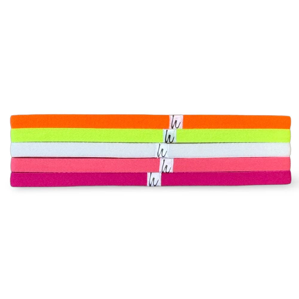 Skinny Training Headbands - Neon Set