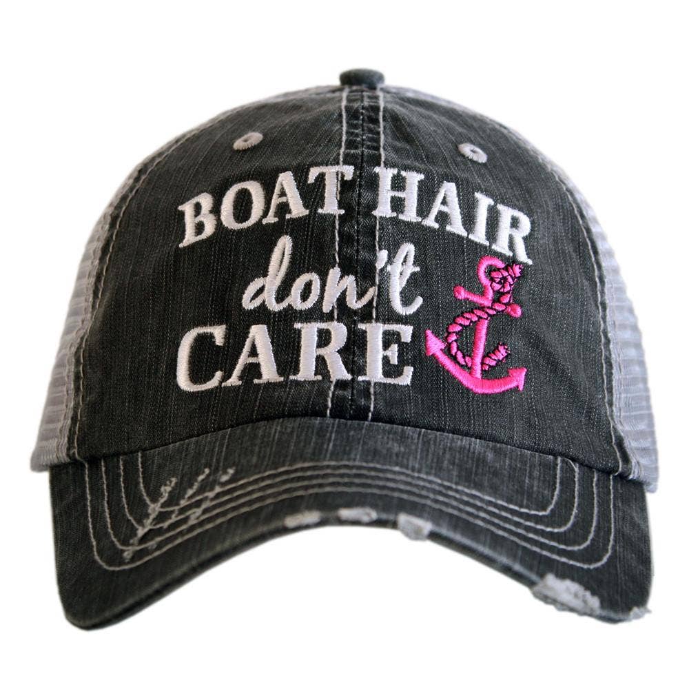 Boat Hair Don't Care Trucker Hats