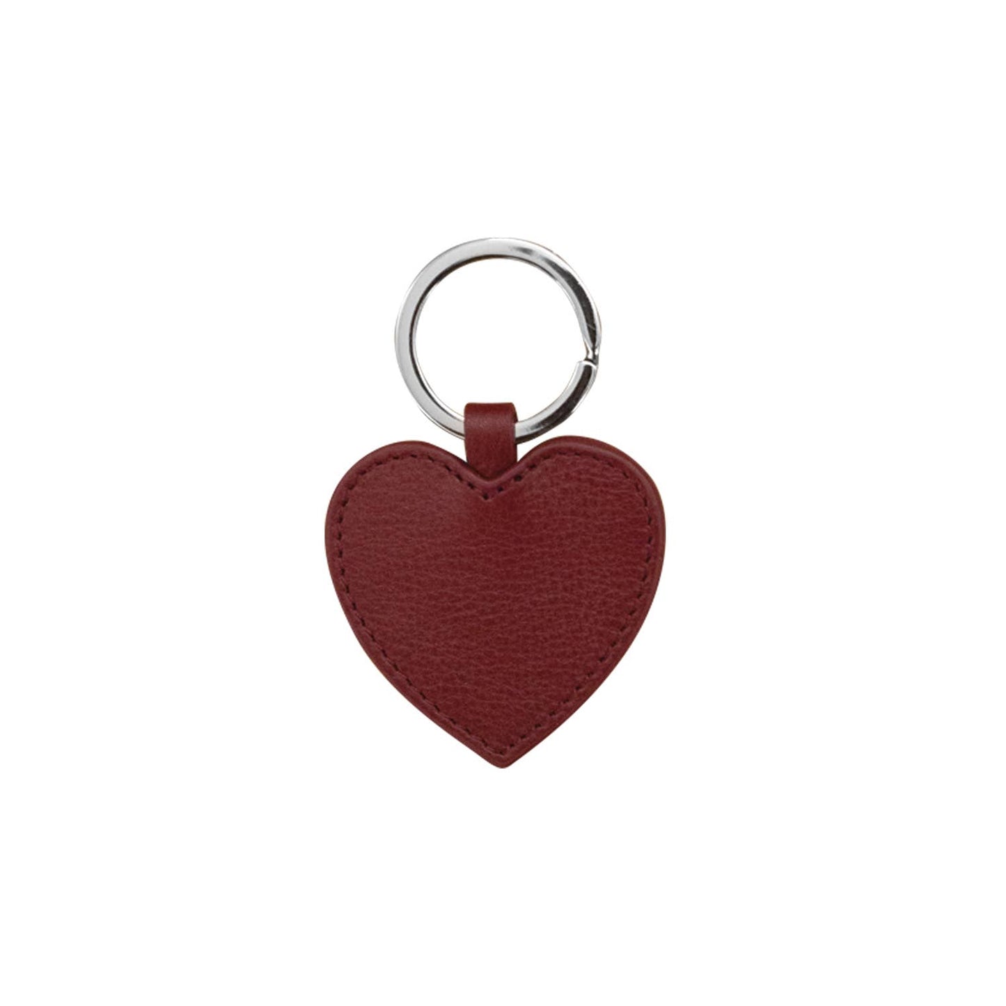 Leather Heart Keyfob