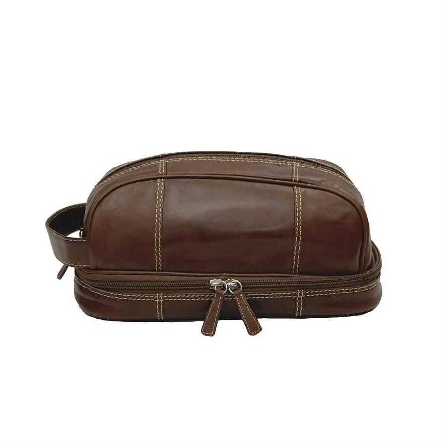 Leather Toiletry large