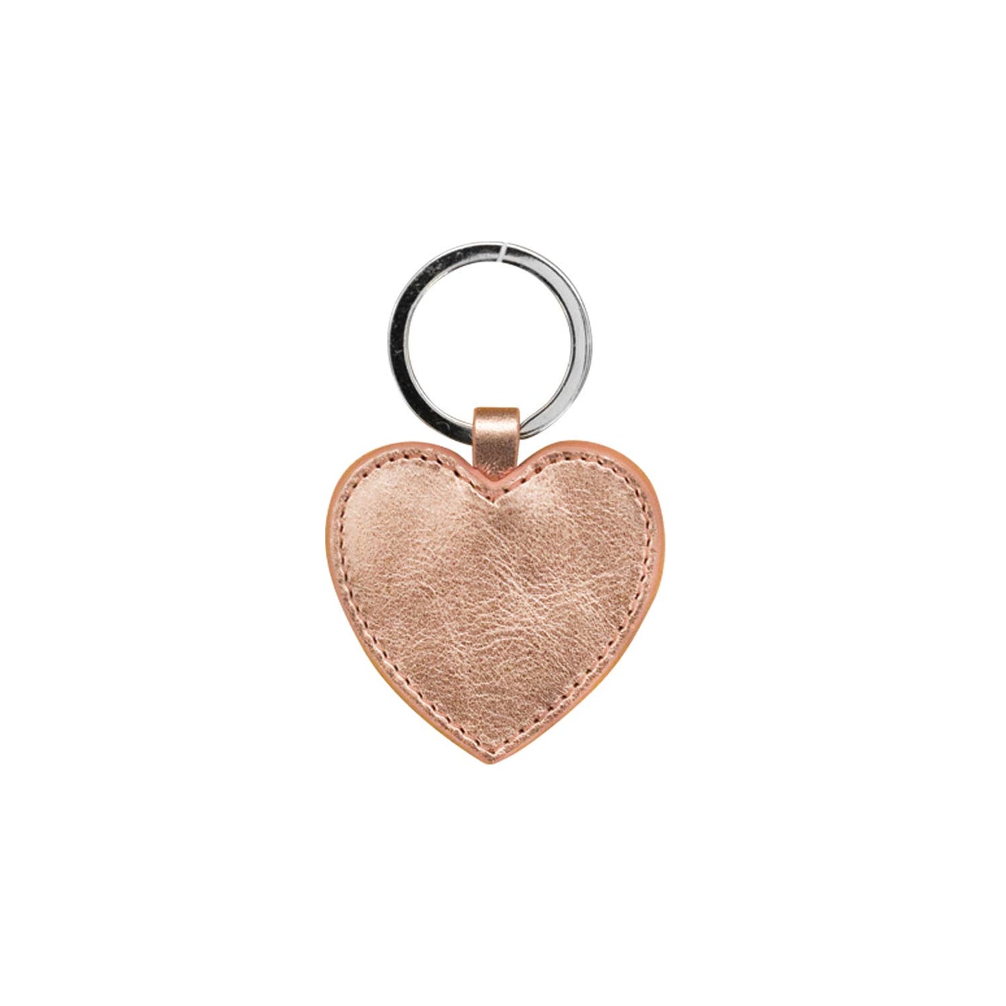 Leather Heart Keyfob