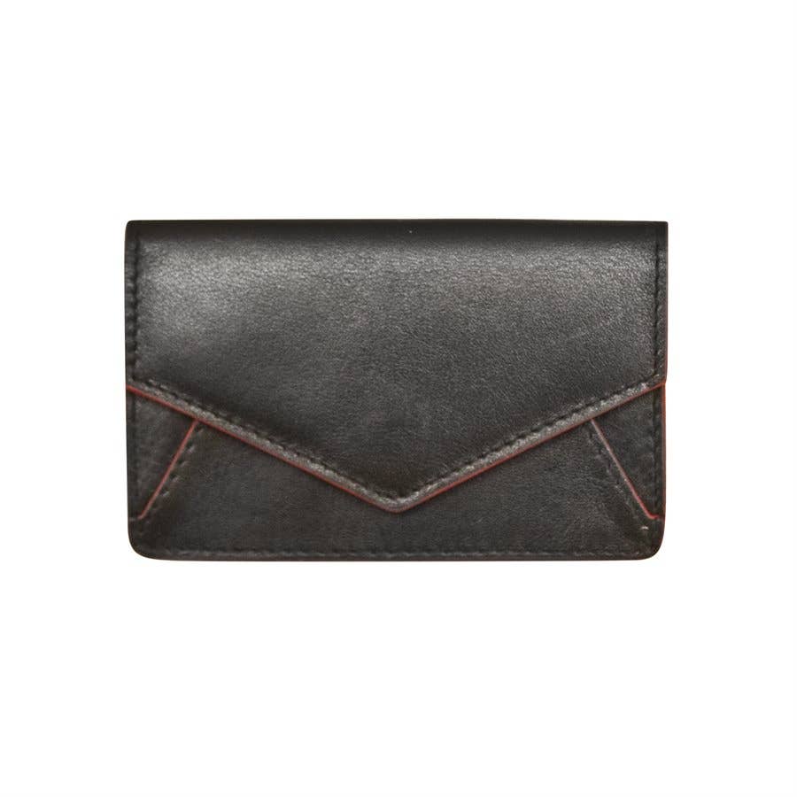 Leather Envelope Wallet / Business Card Holder