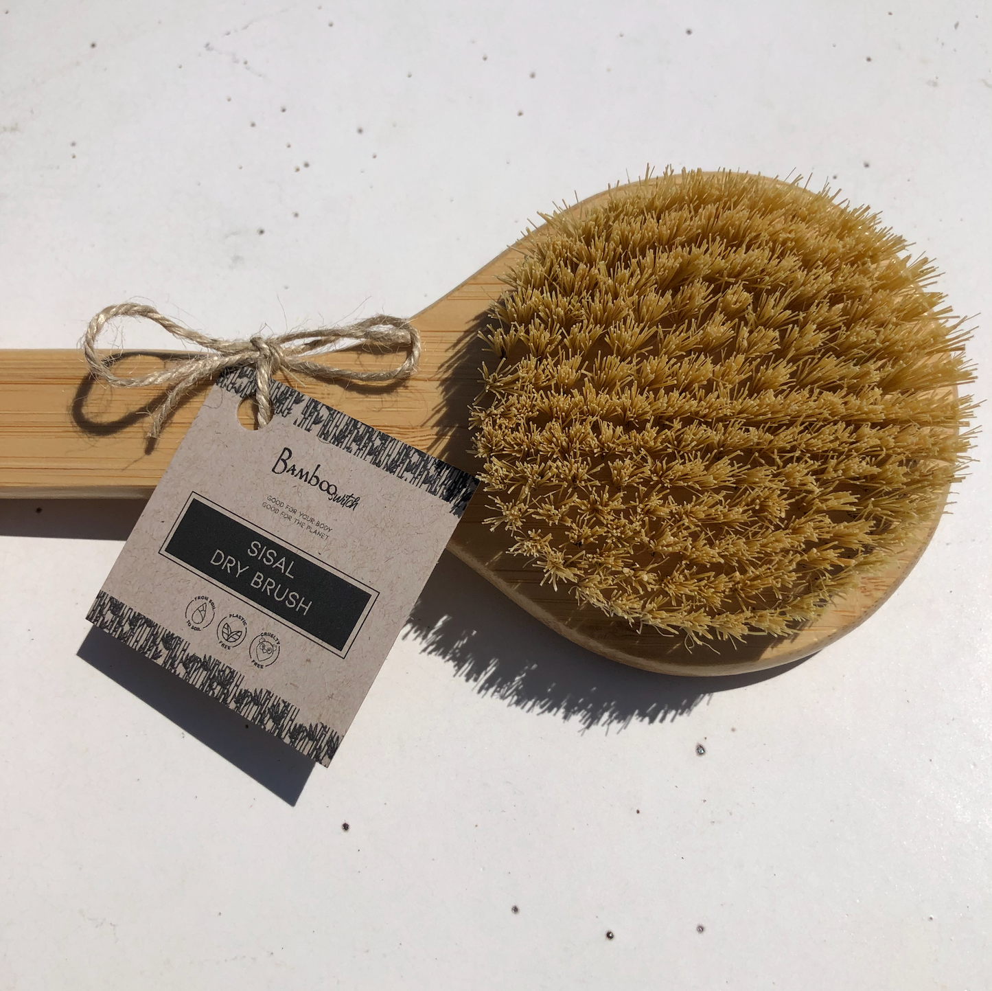 Vegan Bamboo Exfoliating Dry Brush | Market Bestseller