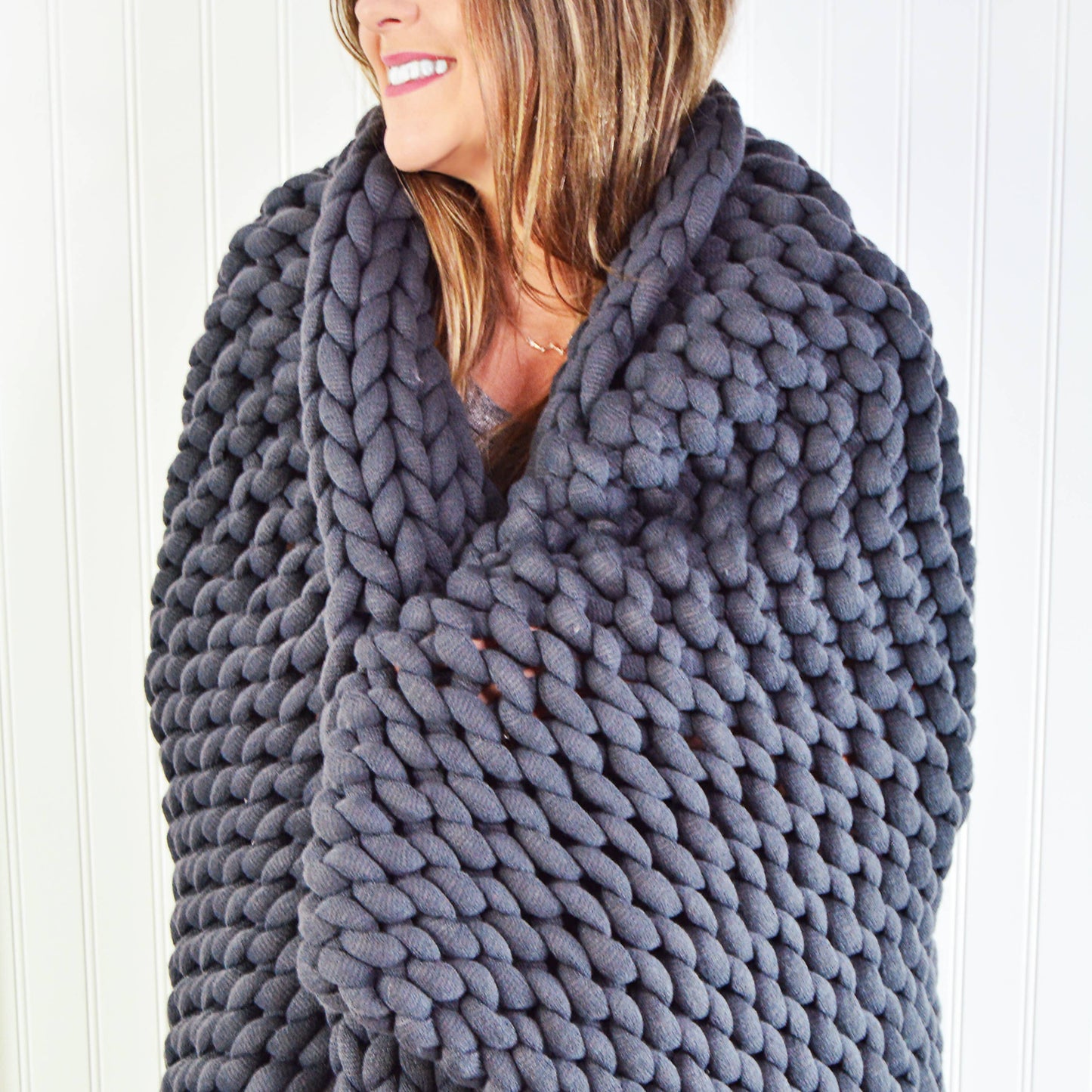 Chunky Knit Throw