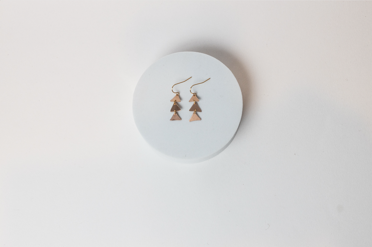 Tipping Point Copper Dangle Earrings