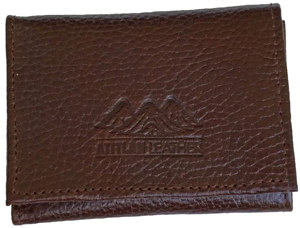 Handmade Leather Trifold Wallet