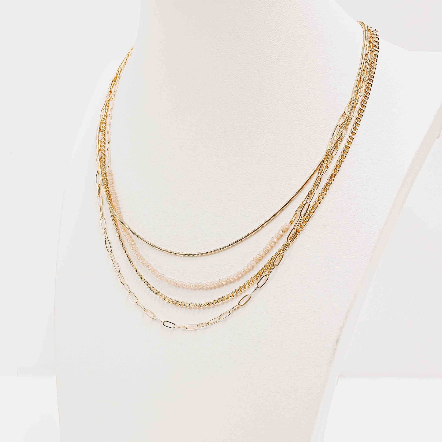 All About Layers Herringbone Necklace