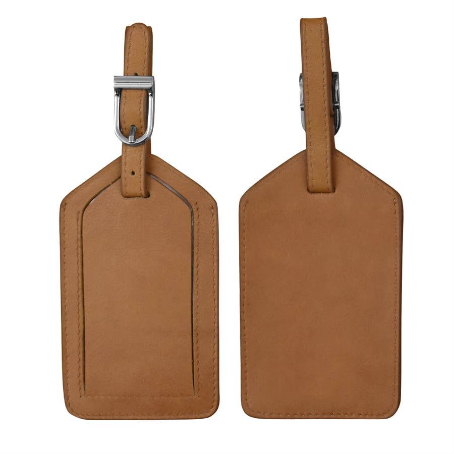 6422 Leather Luggage Tag