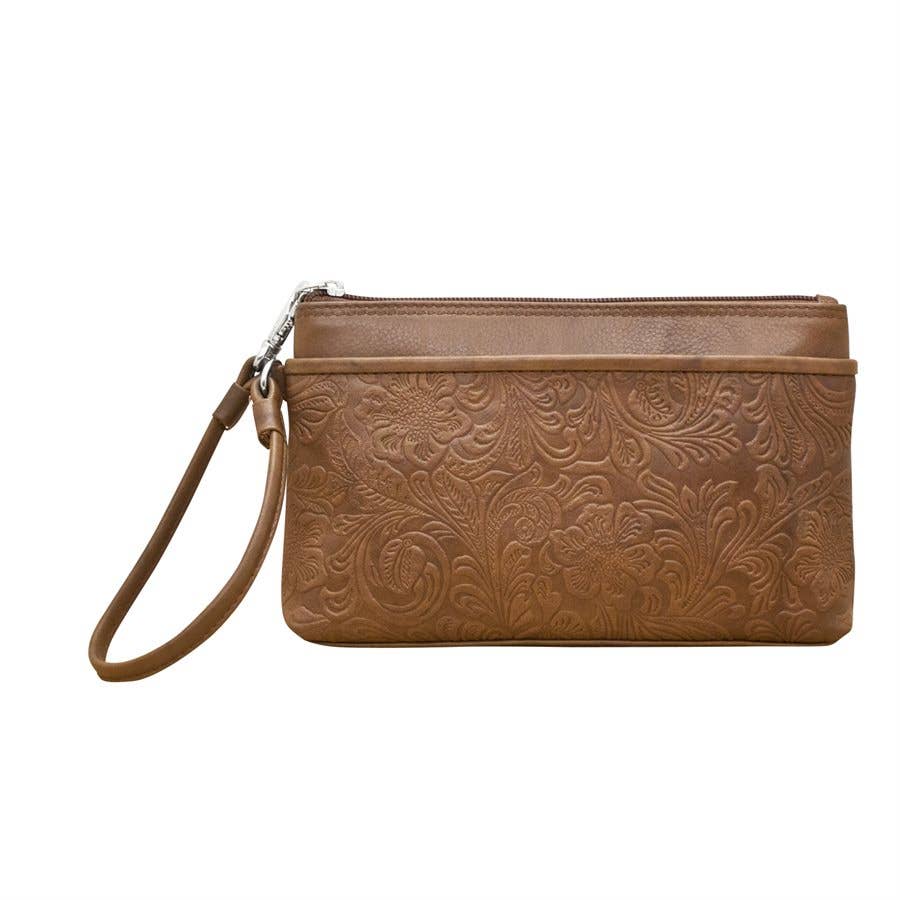 Cheyenne Leather Wristlet