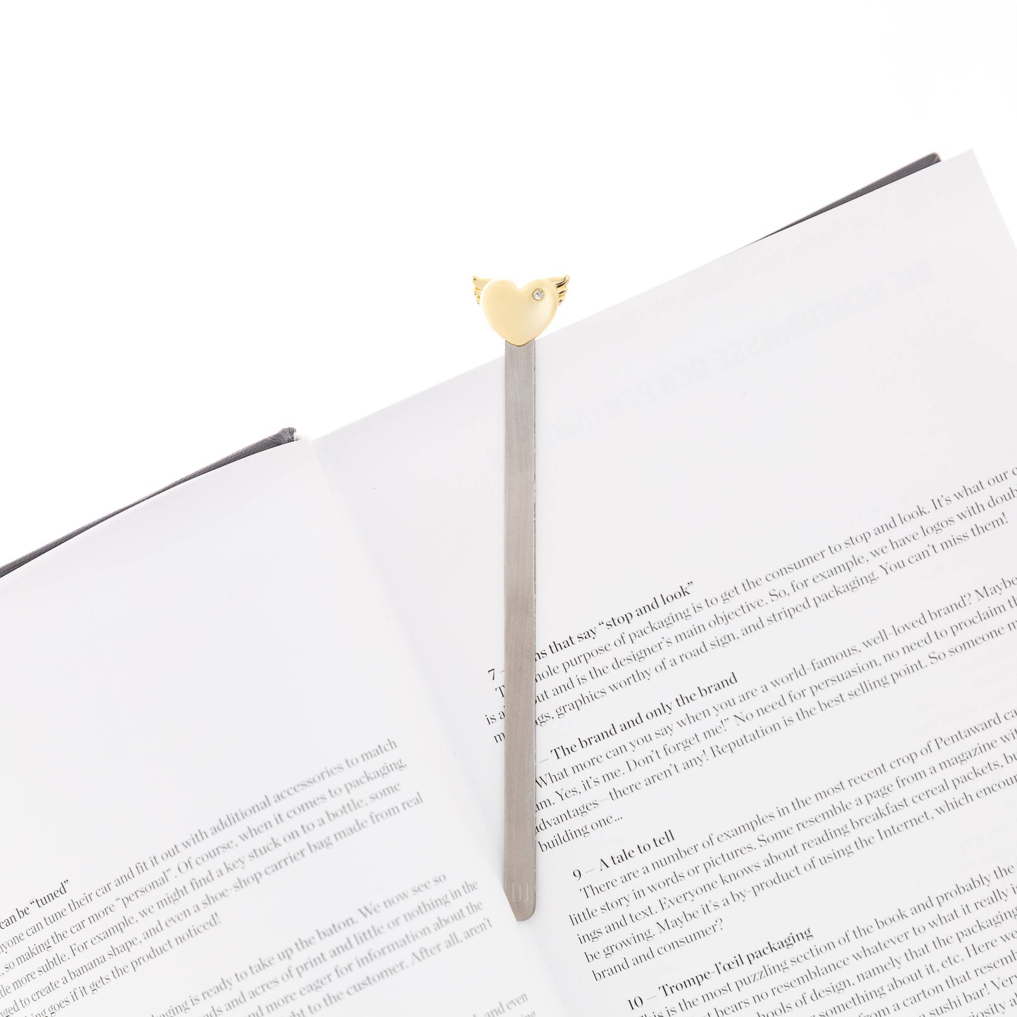 HEART (GOLDEN) BOOKMARK