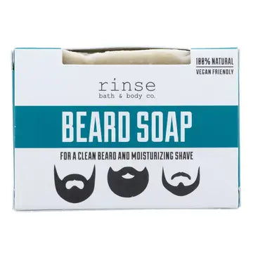 Beard Bar Soap | Rosemary Mint Clay | Face & Shave