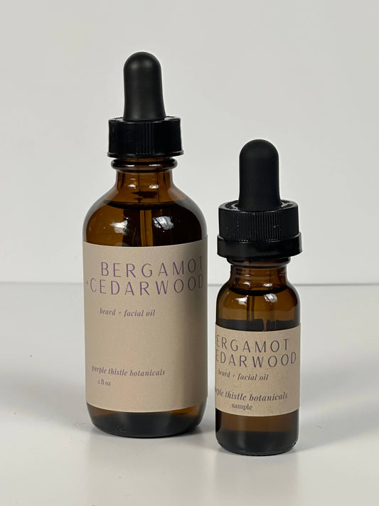 Bergamot + Cedarwood Beard Oil